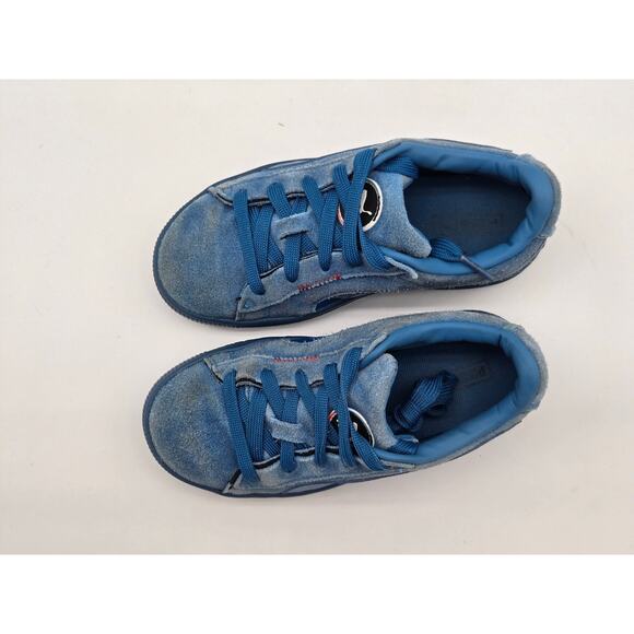 PUMA Suede Low Blue Boys Sz. 1C  | 386536-01 - Picture 2 of 8